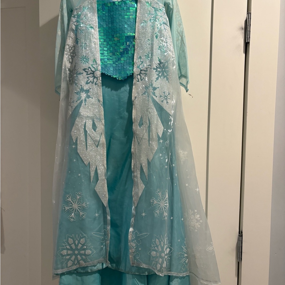 Disney Aqua and Silver Sequin Dress